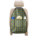 Mardi Gras Fleur De Lis Pattern Print Car Seat Organizers