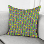 Mardi Gras Fleur De Lis Pattern Print Pillow Cover