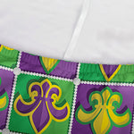 Mardi Gras Fleur De Lis Pattern Print Sofa Cover