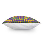 Mardi Gras Harlequin Pattern Print Pillow Cover