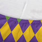 Mardi Gras Harlequin Pattern Print Sofa Cover