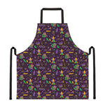 Mardi Gras Party Pattern Print Apron