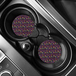 Mardi Gras Party Pattern Print Car Coasters