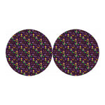 Mardi Gras Party Pattern Print Car Coasters