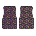 Mardi Gras Party Pattern Print Front Car Floor Mats