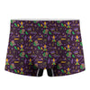 Mardi Gras Party Pattern Print Men's Boxer Briefs