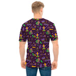 Mardi Gras Party Pattern Print Men's T-Shirt