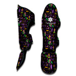 Mardi Gras Party Pattern Print Muay Thai Shin Guard