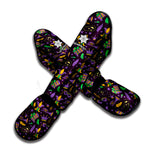Mardi Gras Party Pattern Print Muay Thai Shin Guard
