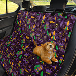 Mardi Gras Party Pattern Print Pet Car Back Seat Cover