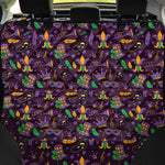 Mardi Gras Party Pattern Print Pet Car Back Seat Cover