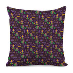 Mardi Gras Party Pattern Print Pillow Cover