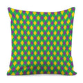 Mardi Gras Plaid Pattern Print Pillow Cover