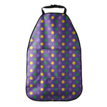 Mardi Gras Polka Dot Pattern Print Car Seat Organizers