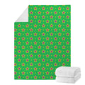 Mardi Gras Star Pattern Print Blanket