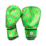 Mardi Gras Star Pattern Print Boxing Gloves