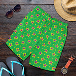 Mardi Gras Star Pattern Print Men's Shorts