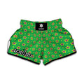 Mardi Gras Star Pattern Print Muay Thai Boxing Shorts