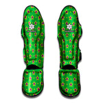 Mardi Gras Star Pattern Print Muay Thai Shin Guard