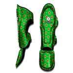 Mardi Gras Star Pattern Print Muay Thai Shin Guard