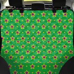 Mardi Gras Star Pattern Print Pet Car Back Seat Cover