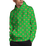Mardi Gras Star Pattern Print Pullover Hoodie