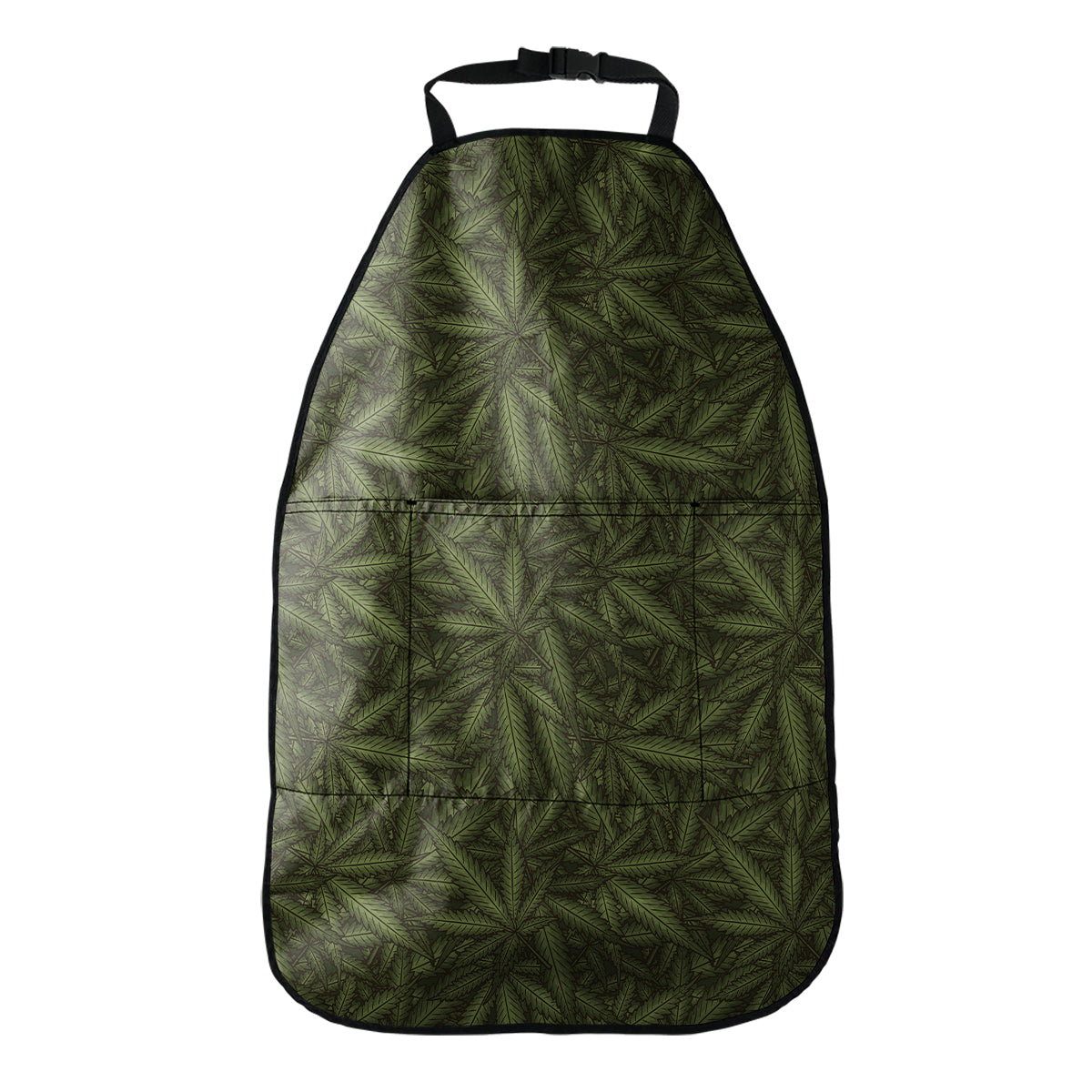 Marijuana Leaf Pattern Print Car Seat Organizers