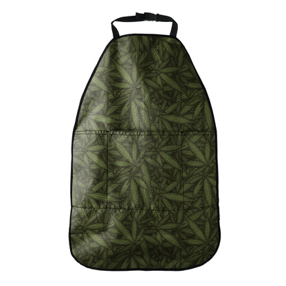 Marijuana Leaf Pattern Print Car Seat Organizers