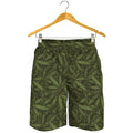 Marijuana Leaf Pattern Print Men's Shorts