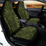 Marijuana Leaf Pattern Print Universal Fit Car Seat Covers