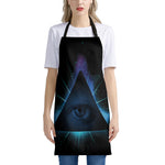 Masonic Eye All Seeing Print Apron