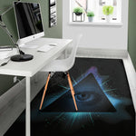 Masonic Eye All Seeing Print Area Rug