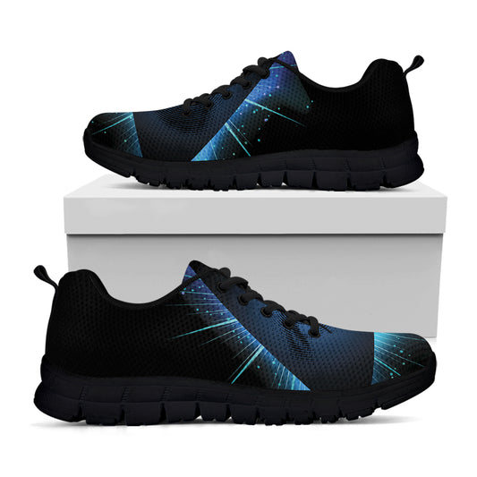 Masonic Eye All Seeing Print Black Sneakers