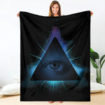 Masonic Eye All Seeing Print Blanket