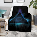 Masonic Eye All Seeing Print Blanket