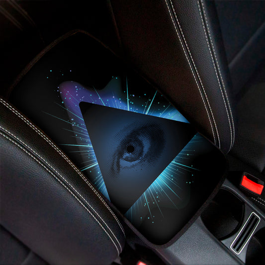 Masonic Eye All Seeing Print Car Center Console Cover