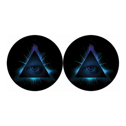 Masonic Eye All Seeing Print Car Coasters
