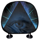 Masonic Eye All Seeing Print Car Headrest Covers