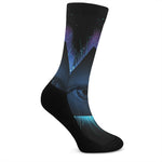 Masonic Eye All Seeing Print Crew Socks