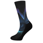 Masonic Eye All Seeing Print Crew Socks