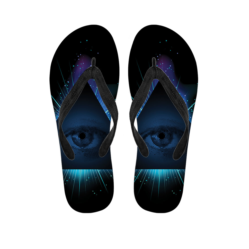 Masonic Eye All Seeing Print Flip Flops