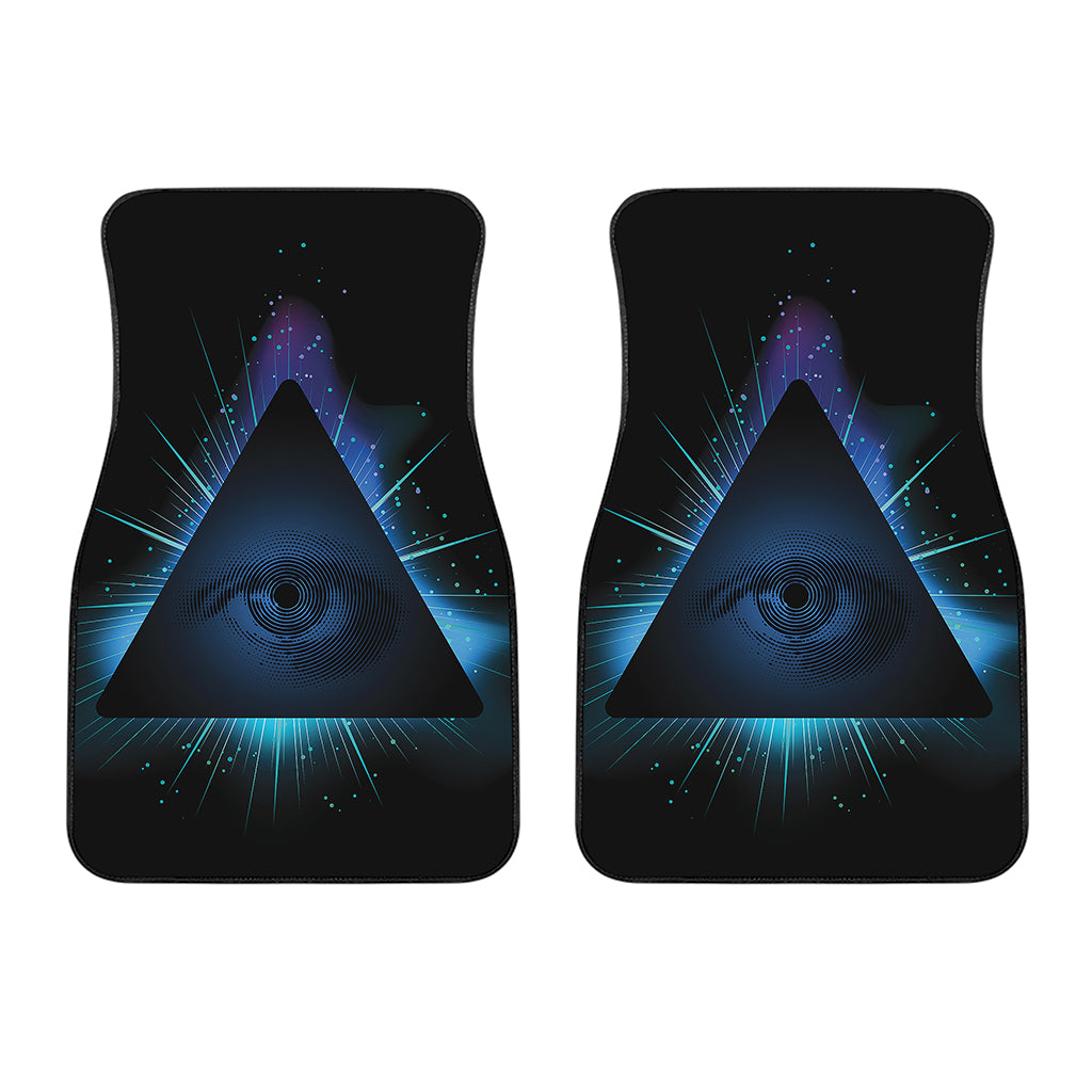 Masonic Eye All Seeing Print Front Car Floor Mats