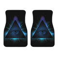 Masonic Eye All Seeing Print Front Car Floor Mats