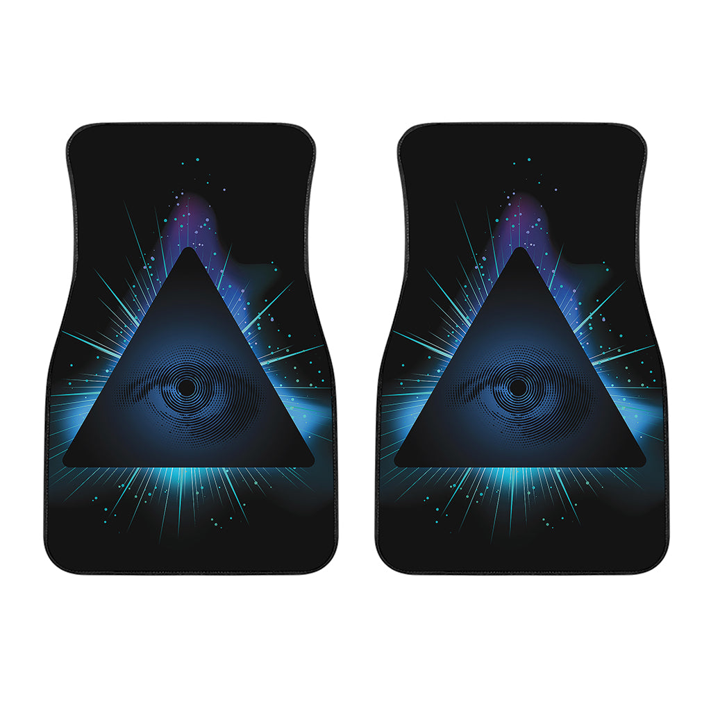 Masonic Eye All Seeing Print Front Car Floor Mats