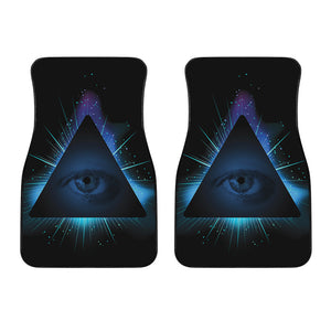 Masonic Eye All Seeing Print Front Car Floor Mats