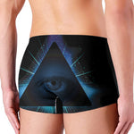 Masonic Eye All Seeing Print Men's Boxer Briefs