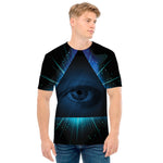 Masonic Eye All Seeing Print Men's T-Shirt