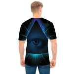 Masonic Eye All Seeing Print Men's T-Shirt