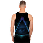 Masonic Eye All Seeing Print Men's Tank Top