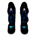 Masonic Eye All Seeing Print Muay Thai Shin Guards